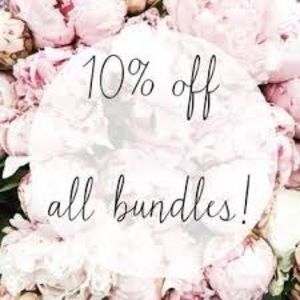 10% or more off of bundles!
